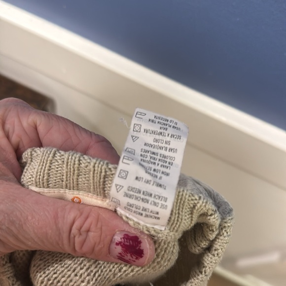 b.t. kids White Blue Embroidered Dog Sweater Baby Toddler Boy Size 3/6 month - Picture 6 of 8